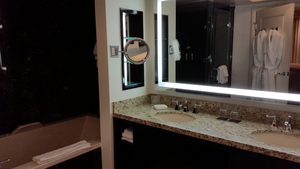 the delano las vegas two bathrooms per suite